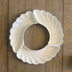 Vintage Lane & Co. Van Nuys Calif. USA ceramic serving dishes in ivory MCM 1960s